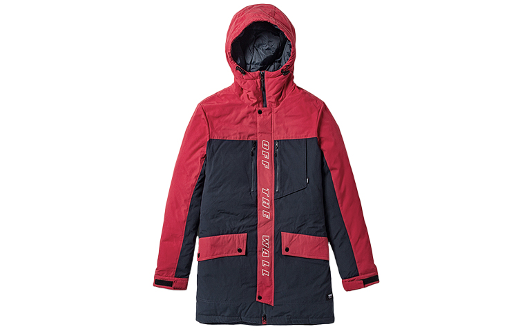 Vans Down Jackets Men Red Blue Multicolor