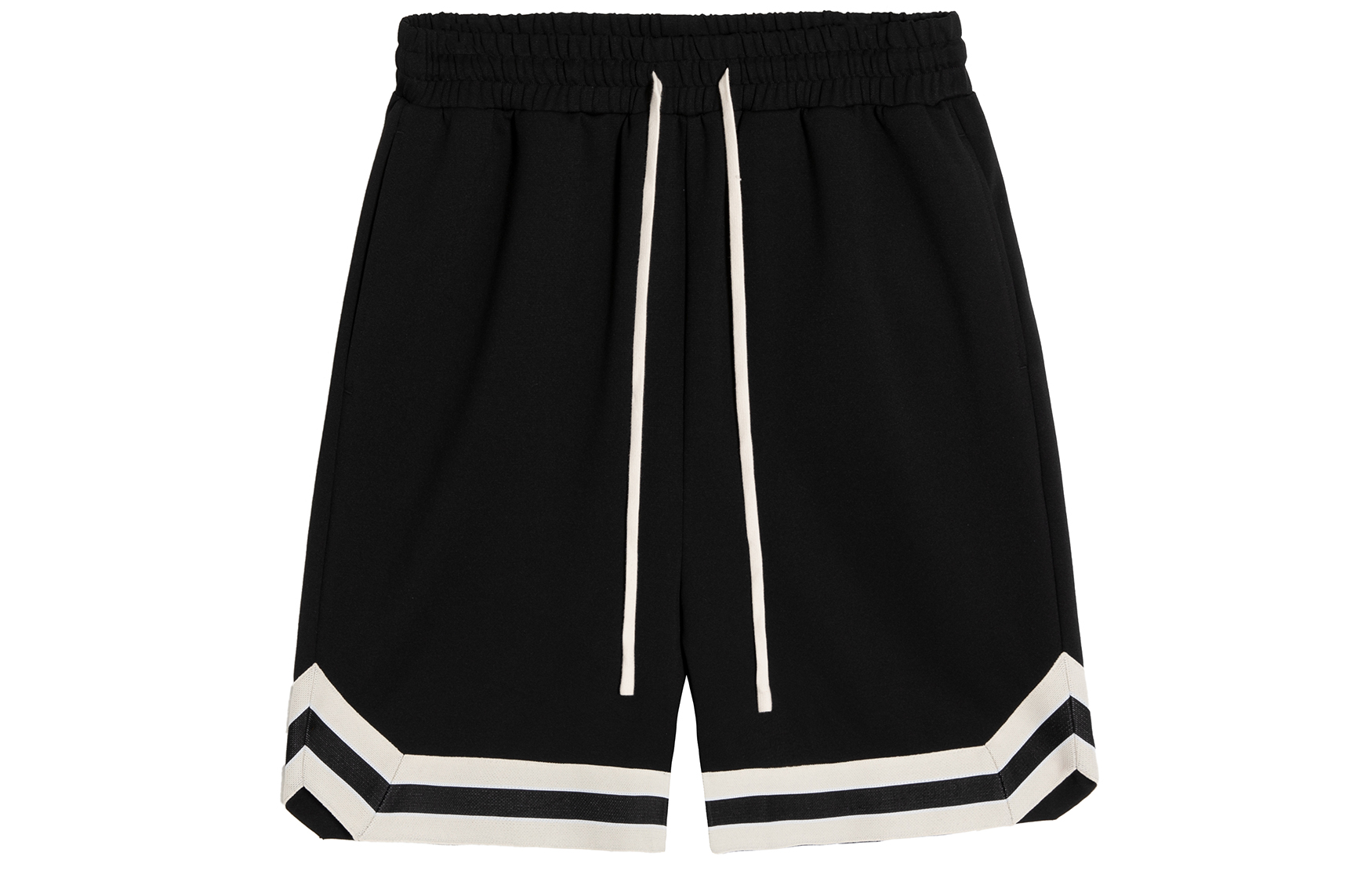 CLIMAX VISION Casual Shorts Unisex Black White