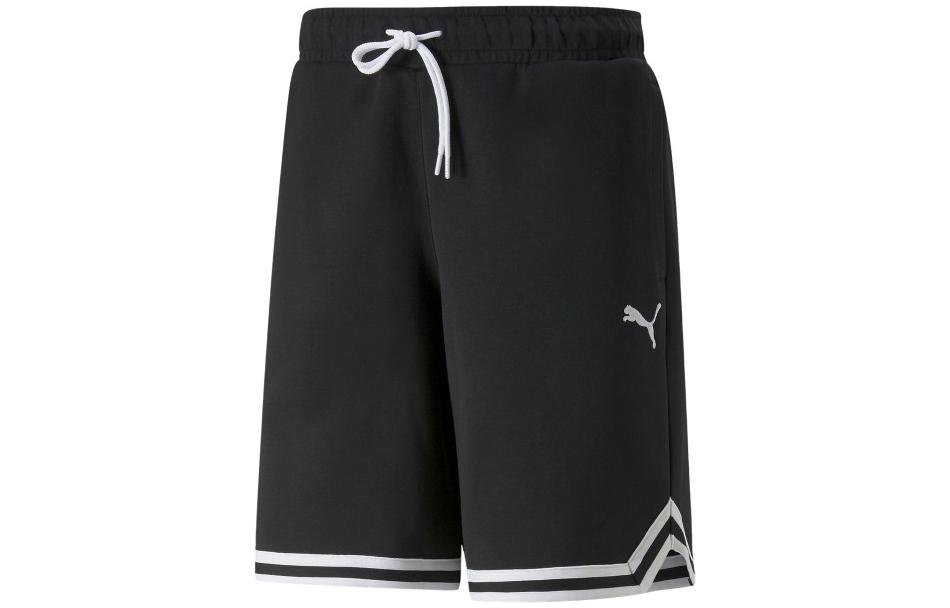 PUMA Mix Badge Bomber Jac Casual Shorts Men Black