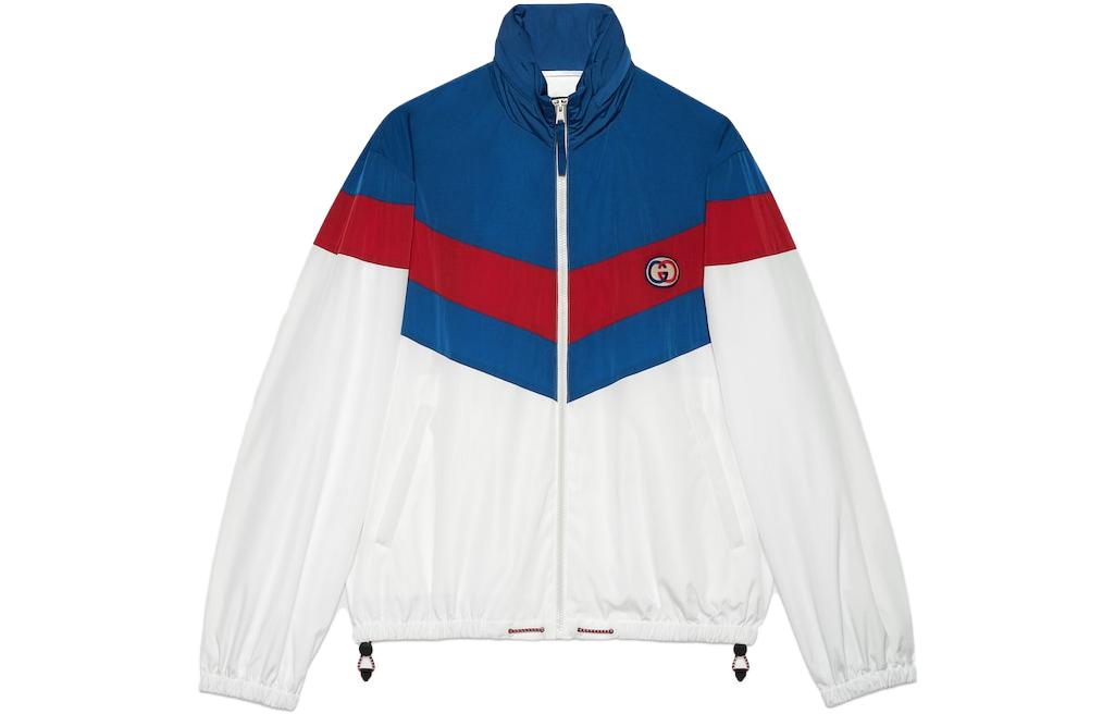 GUCCI Logo Patch Embroidered Track Jacket
